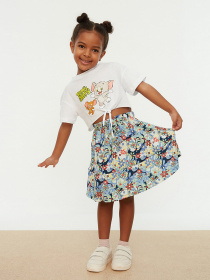 Спідниця міді Trendyol модель TKDSS22ET0185/Mavi Фото