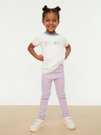 Брюки повседневные Trendyol модель TKDSS22TA0037/Lila Фото