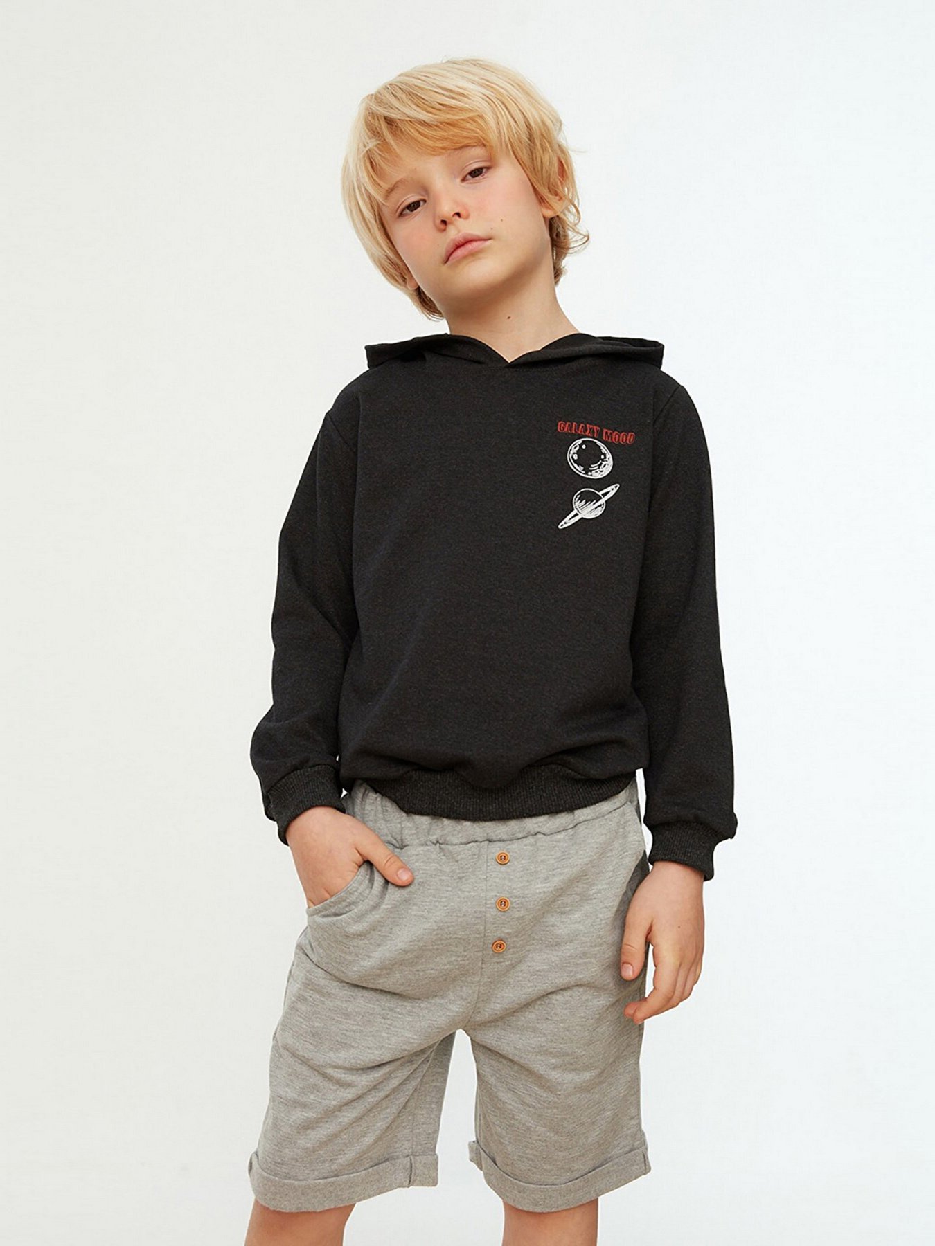 Шорты Trendyol модель TKDSS22SR0246/Gri Фото