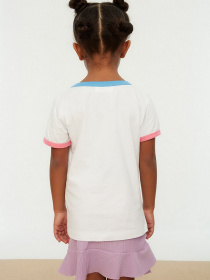 Футболка Trendyol модель TKDSS22TS0812/Beyaz Фото