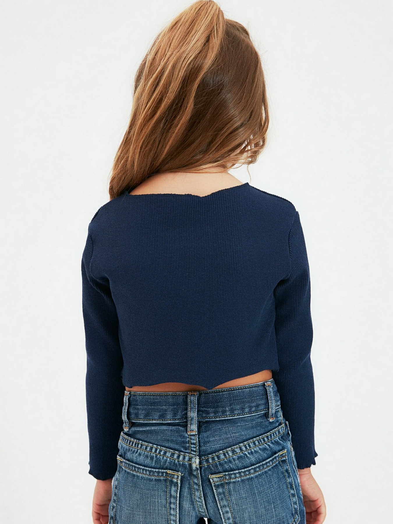 Джемпер Trendyol модель TKDAW22BZ0696/Indigo Фото