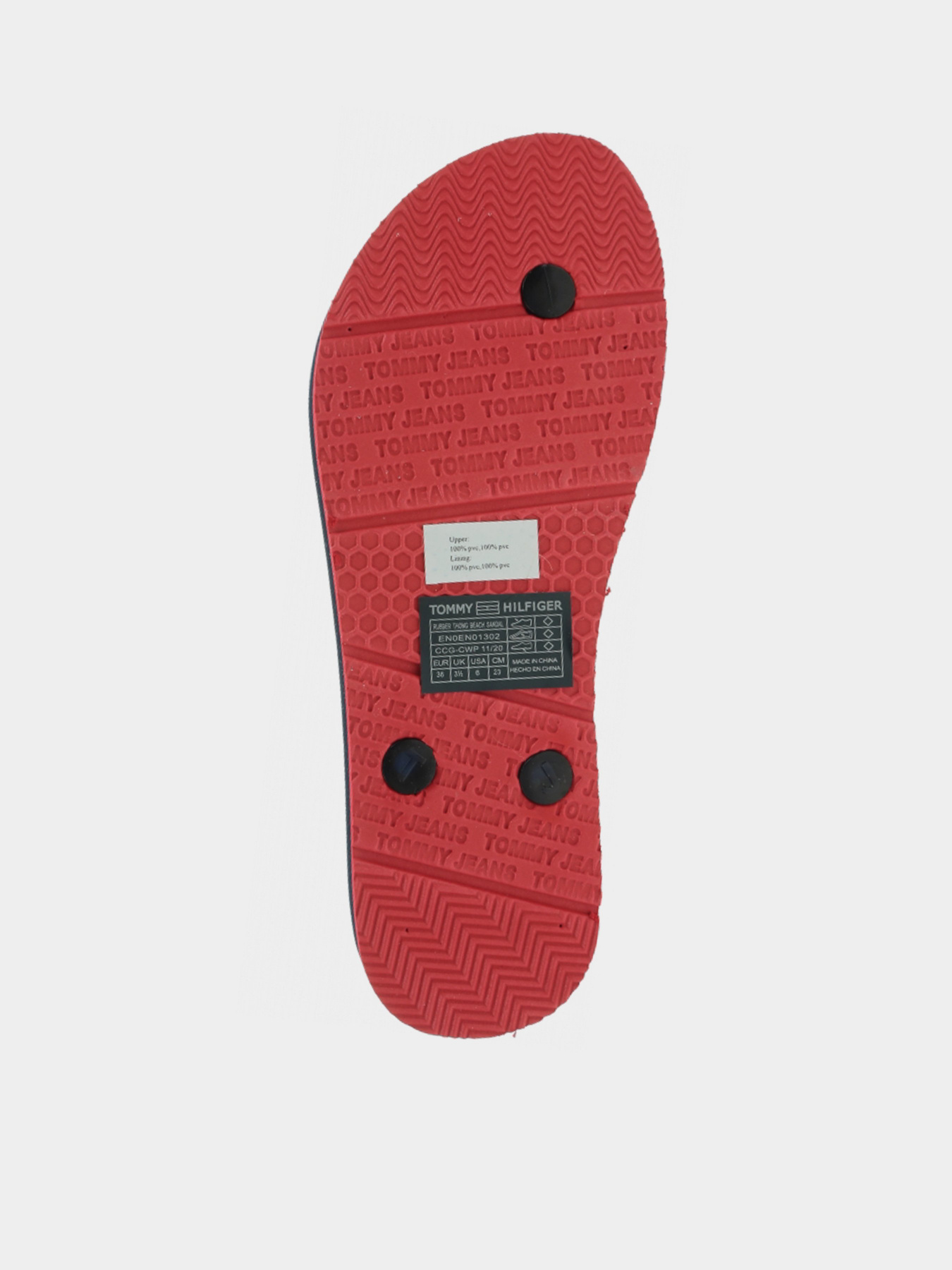 Вьетнамки Tommy Hilfiger Rubber Thong Beach Sandal модель EN0EN01302-C87 Фото