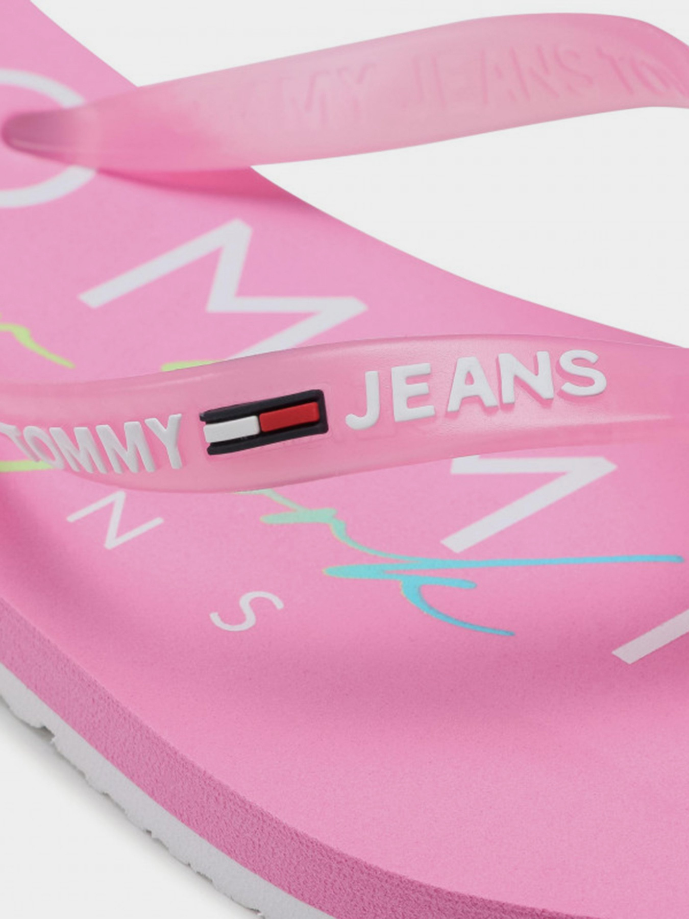 Вьетнамки Tommy Hilfiger Rubber Thong Beach Sandal модель EN0EN01302-TOU Фото