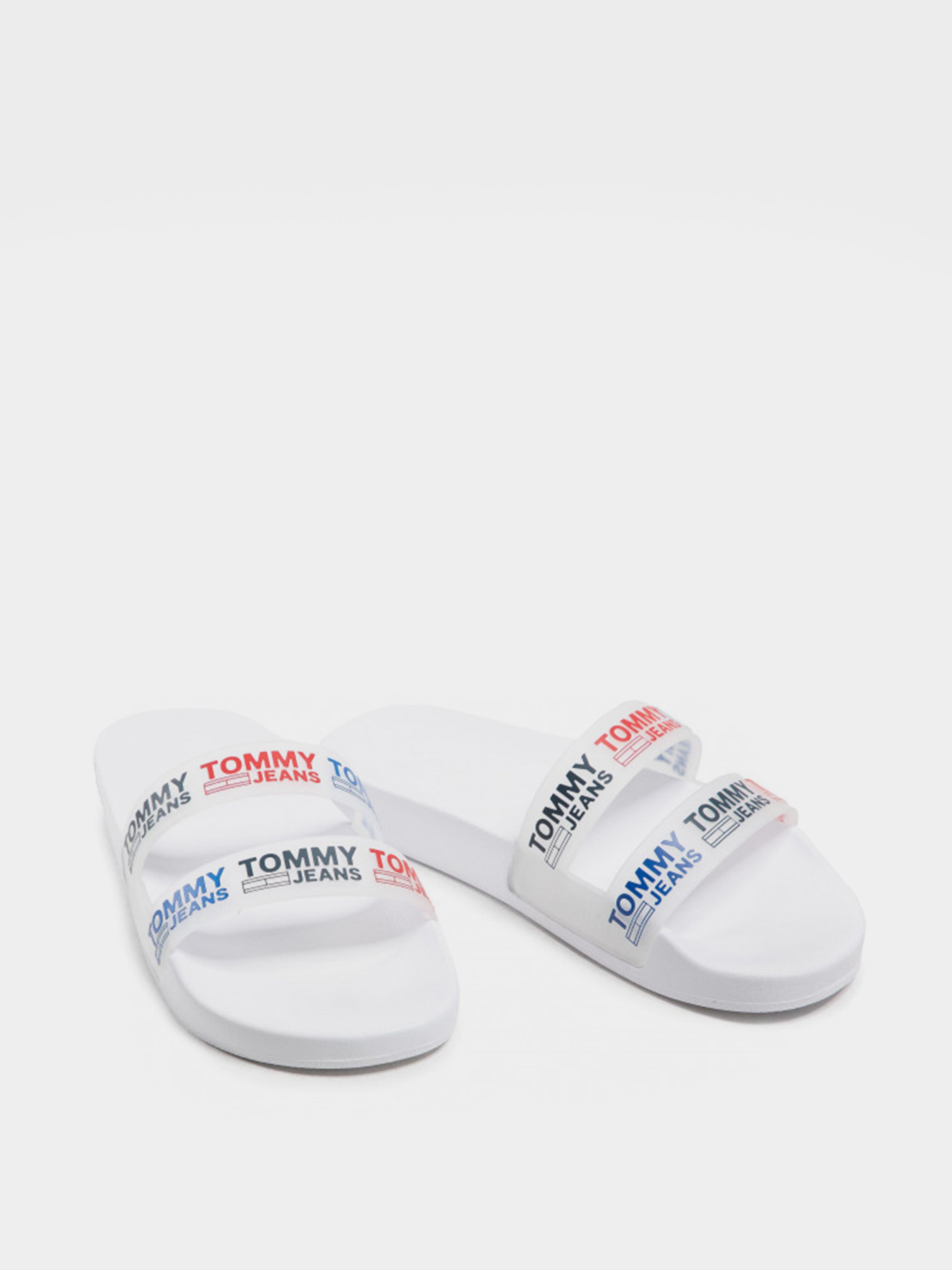 Шлёпанцы Tommy Hilfiger DOUBLE STRAP SLIDES модель EN0EN01304-YBR Фото