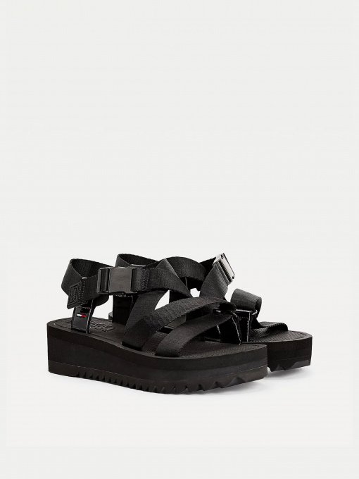 Сандалии Tommy Hilfiger IRIDESCENT STRAPPY модель EN0EN01332-BDS Фото