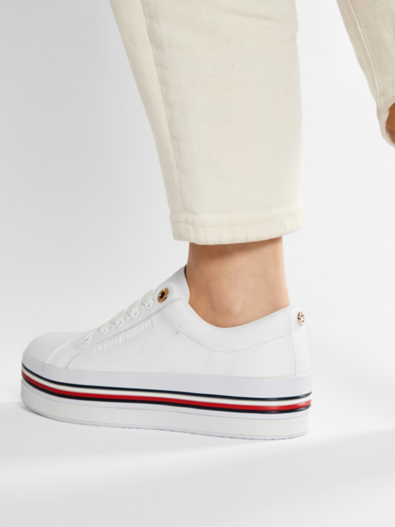 Кеды низкие Tommy Hilfiger модель FW0FW05553-YBR Фото