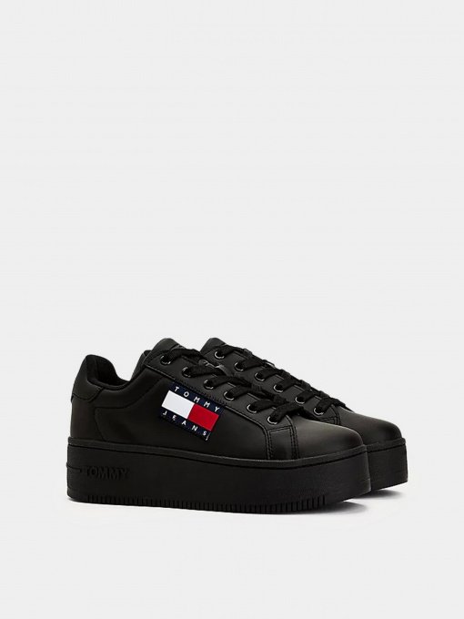 Кеды низкие Tommy Hilfiger Flatform Flag Branding модель EN0EN01504-BDS Фото
