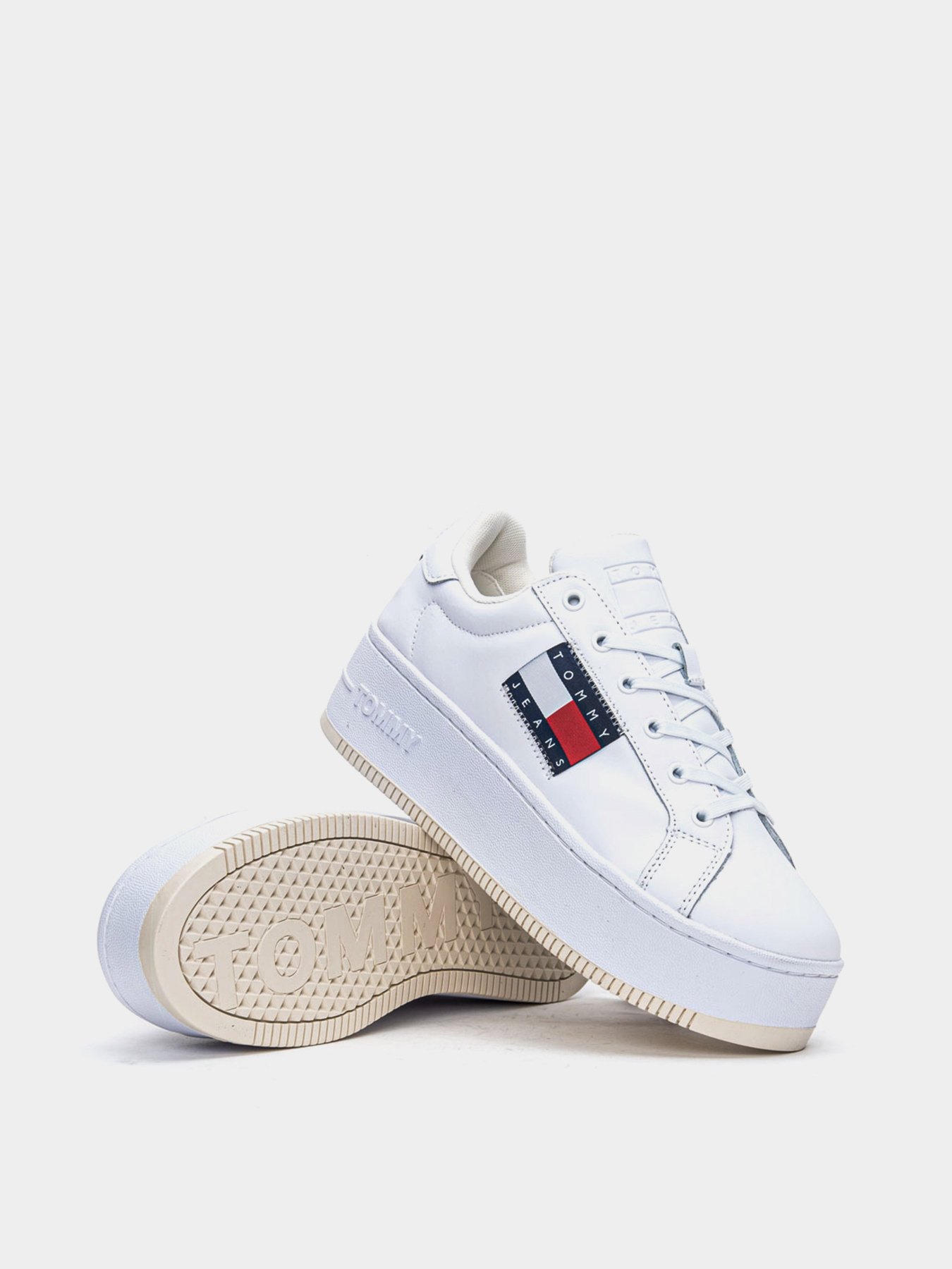 Кеди низькі Tommy Hilfiger Flatform Flag Branding модель EN0EN01504-YBR Фото