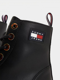 Ботинки Tommy Hilfiger Iridescent Eyelets Flat модель EN0EN01537-BDS Фото