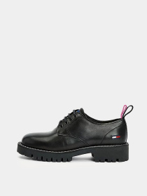 Полуботинки Tommy Hilfiger Leather Cleat Derby модель EN0EN01586-BDS Фото