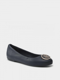 Балетки Tommy Hilfiger ESSENTIAL LEATHER BALLERINAS модель FW0FW05782-DW5 Фото