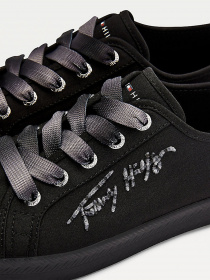 Кеди низькі Tommy Hilfiger ESSENTIAL GRADIENT SIGNATURE LOGO TRAINERS модель FW0FW05802-BDS Фото