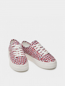 Кеды низкие Tommy Hilfiger SIGNATURE PRINT FLATFORM TRAINERS модель FW0FW05804-0K5 Фото