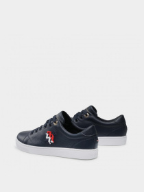 Кеди низькі Tommy Hilfiger LEATHER MONOGRAM TRAINERS модель FW0FW05794-DW5 Фото