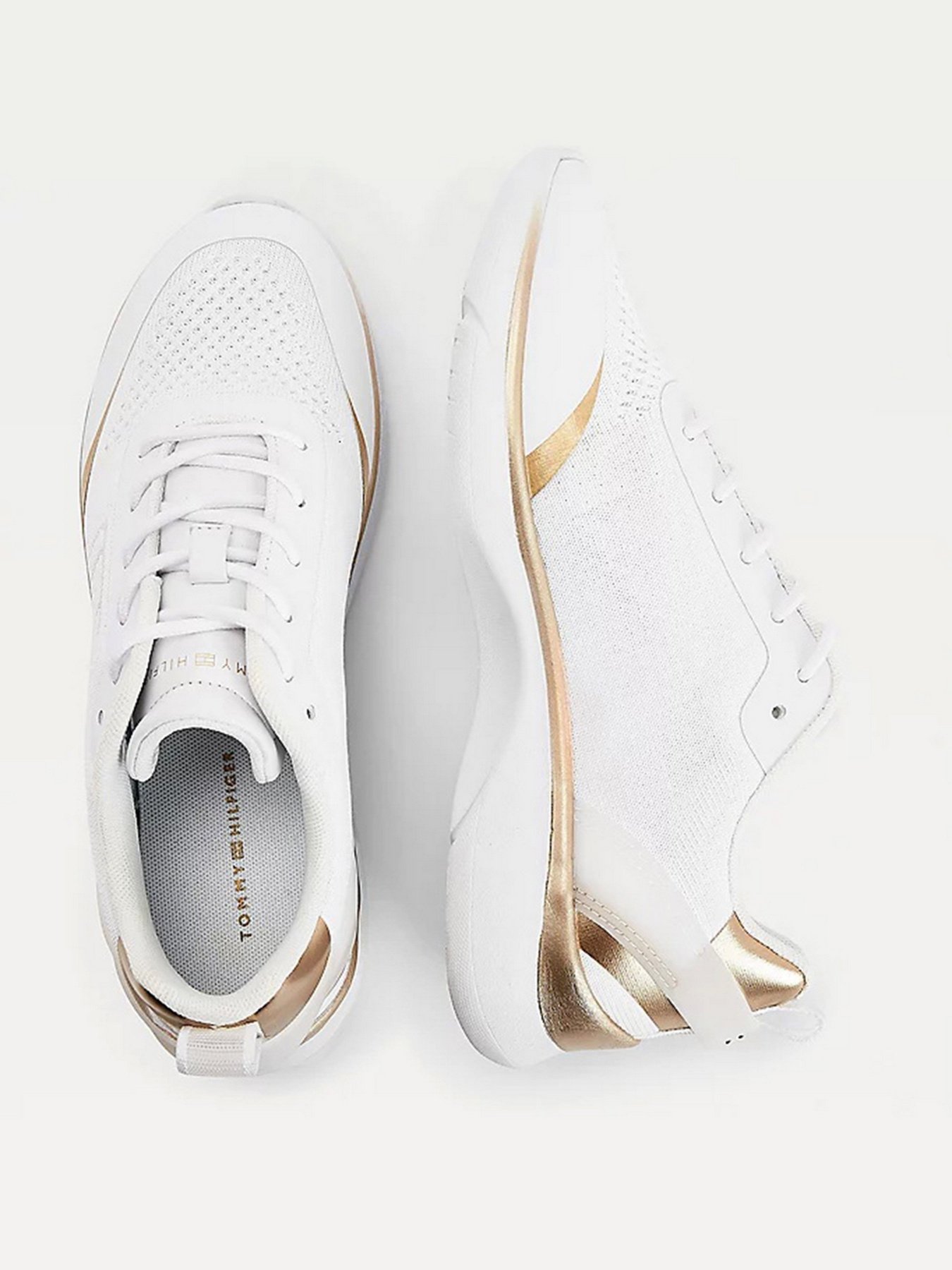 Кеди низькі Tommy Hilfiger KNITTED LIGHTWEIGHT TRAINERS модель FW0FW05791-YBR Фото