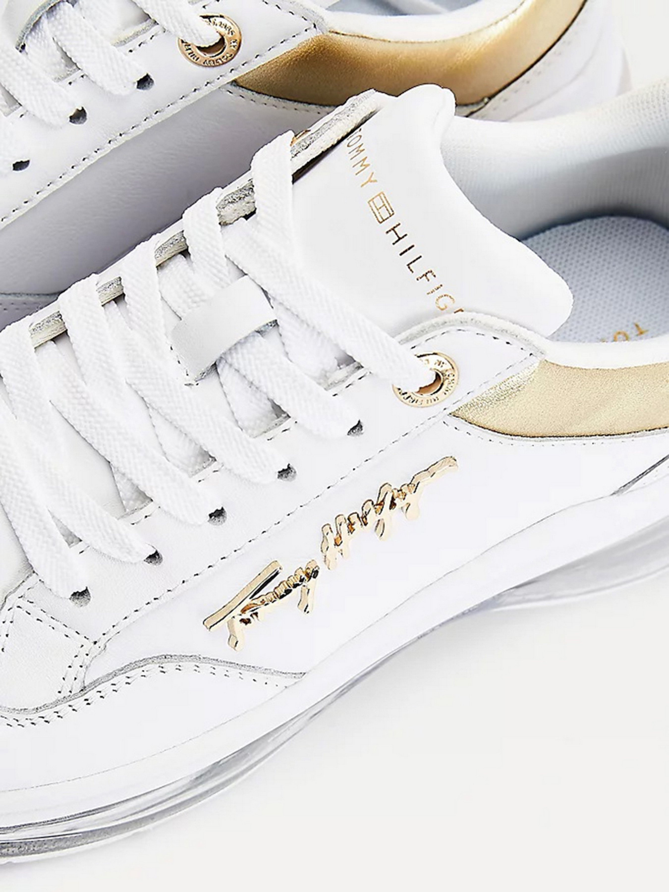 Кроссовки Tommy Hilfiger AIR BUBBLE SIGNATURE METALLIC TRAINERS модель FW0FW05797-YBR Фото