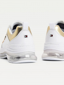 Кроссовки Tommy Hilfiger AIR BUBBLE SIGNATURE METALLIC TRAINERS модель FW0FW05797-YBR Фото