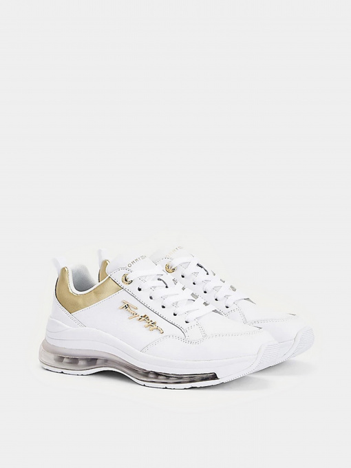 Кросівки повсякденні Tommy Hilfiger AIR BUBBLE SIGNATURE METALLIC TRAINERS модель FW0FW05797-YBR Фото