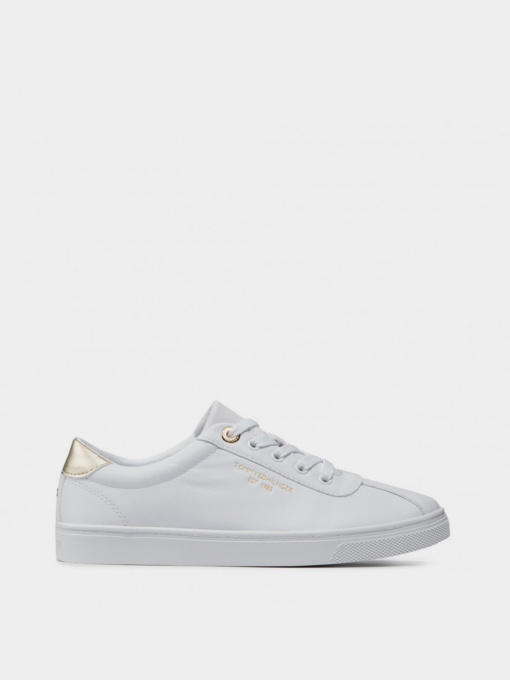 Кеды низкие Tommy Hilfiger LEATHER CUPSOLE TRAINERS модель FW0FW05795-YBR Фото