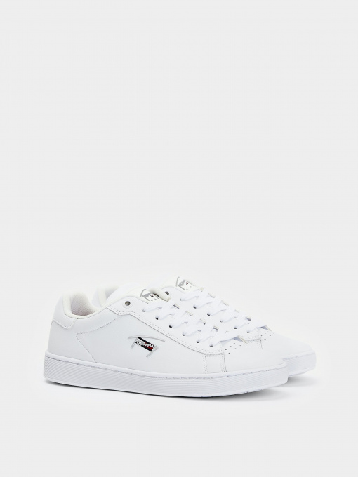 Кеды низкие Tommy Hilfiger Signature Logo Cupsole модель EN0EN01425-YBR Фото