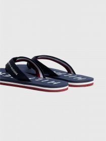 Вьетнамки Tommy Hilfiger ESSENTIAL SIGNATURE WEBBING FLIP-FLOPS модель FW0FW07419-0GY Фото