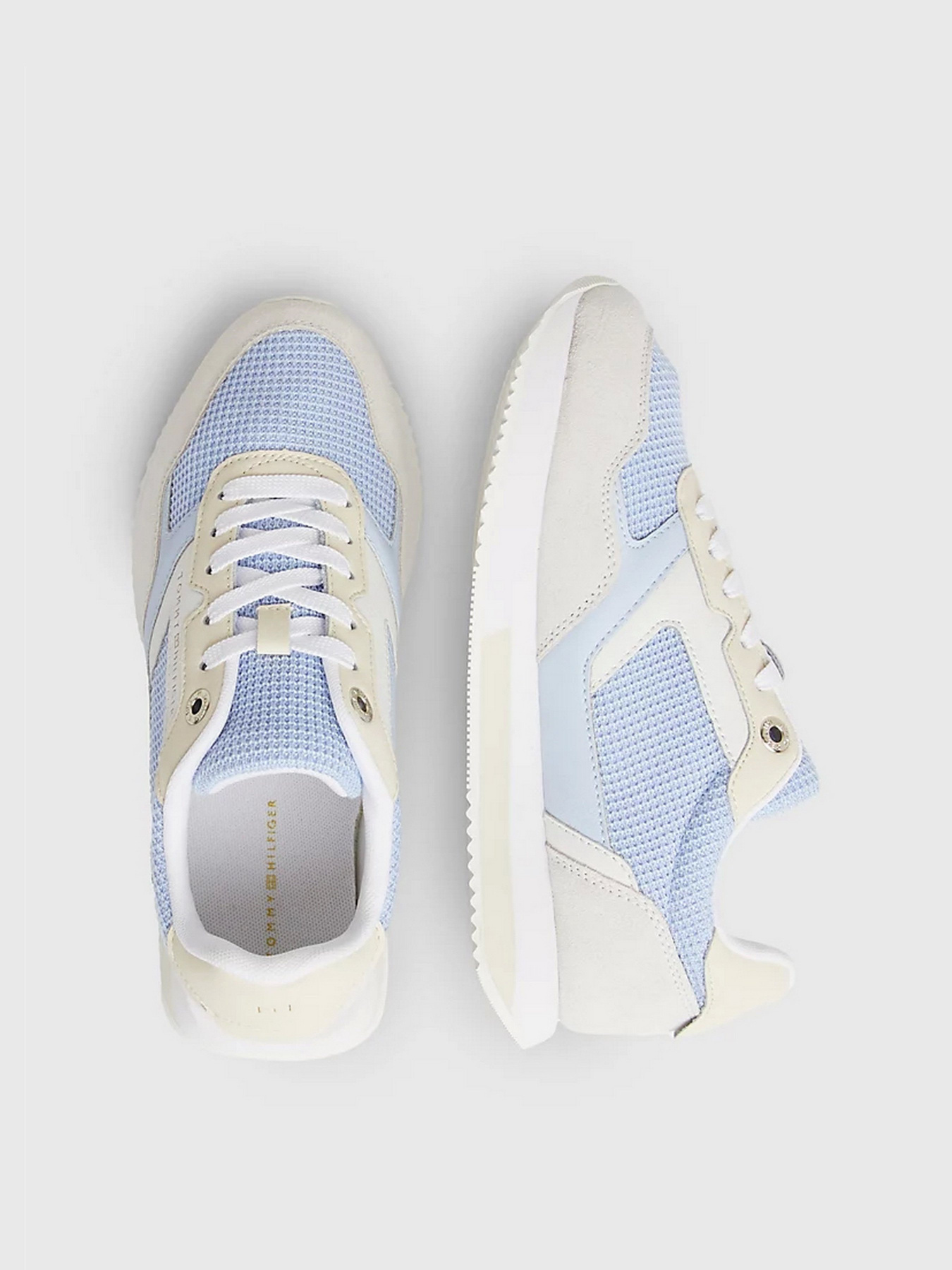 Кросівки повсякденні Tommy Hilfiger ESSENTIAL MIXED TEXTURE RUNNER TRAINERS модель FW0FW07381-C1O Фото