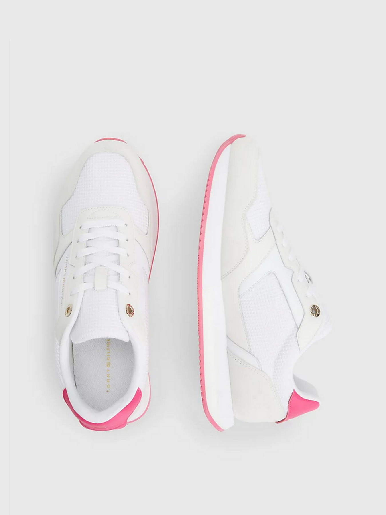 Кросівки повсякденні Tommy Hilfiger ESSENTIAL MIXED TEXTURE RUNNER TRAINERS модель FW0FW07381-01S Фото