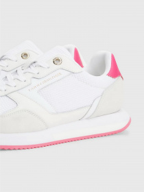 Кросівки повсякденні Tommy Hilfiger ESSENTIAL MIXED TEXTURE RUNNER TRAINERS модель FW0FW07381-01S Фото