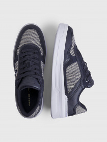 Кеды низкие Tommy Hilfiger WOVEN BASKET SNEAKER модель FW0FW07289-DW6 Фото