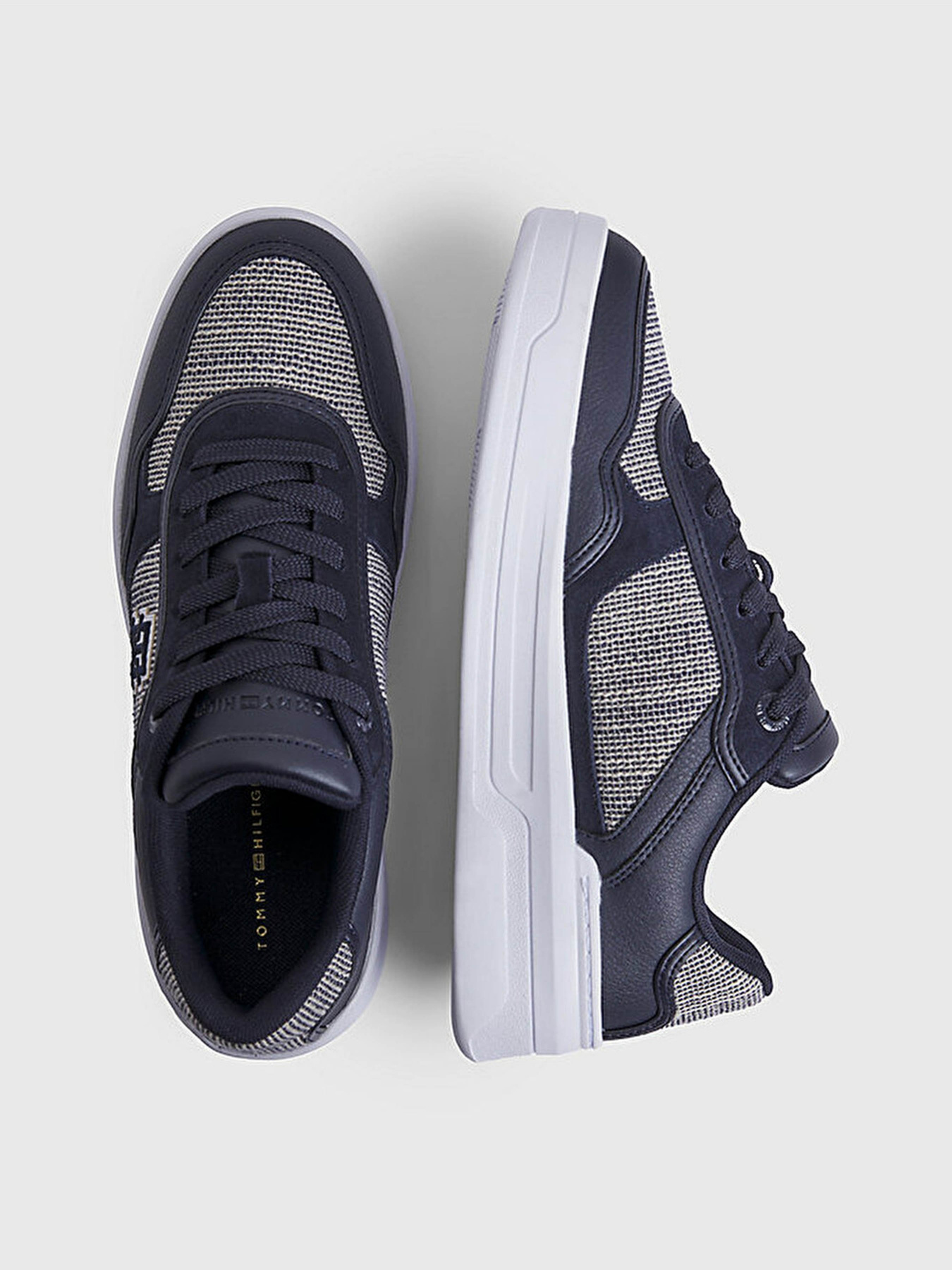 Кеди низькі Tommy Hilfiger WOVEN BASKET SNEAKER модель FW0FW07289-DW6 Фото