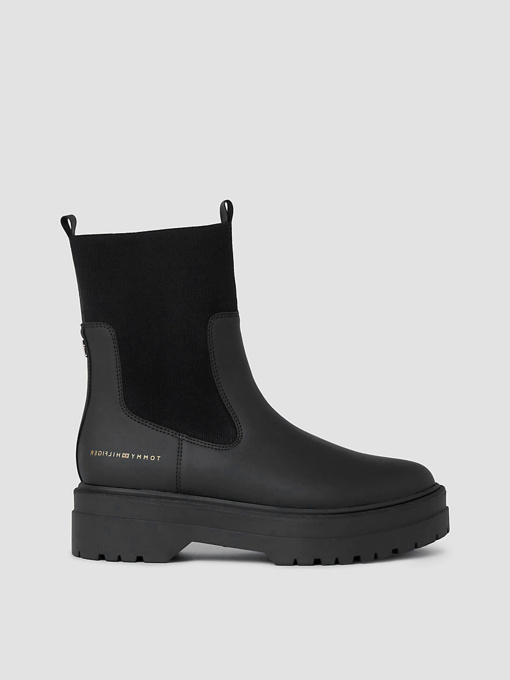 Черевики та чоботи Tommy Hilfiger CHUNKY CLEAT RAIN модель FW0FW07226-BDS Фото