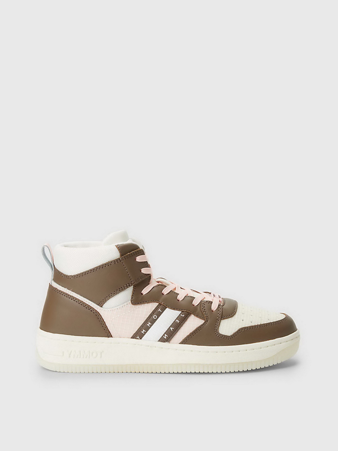 Кросівки повсякденні Tommy Hilfiger RETRO MID-TOP LEATHER BASKETBALL модель EN0EN02350-GWN Фото