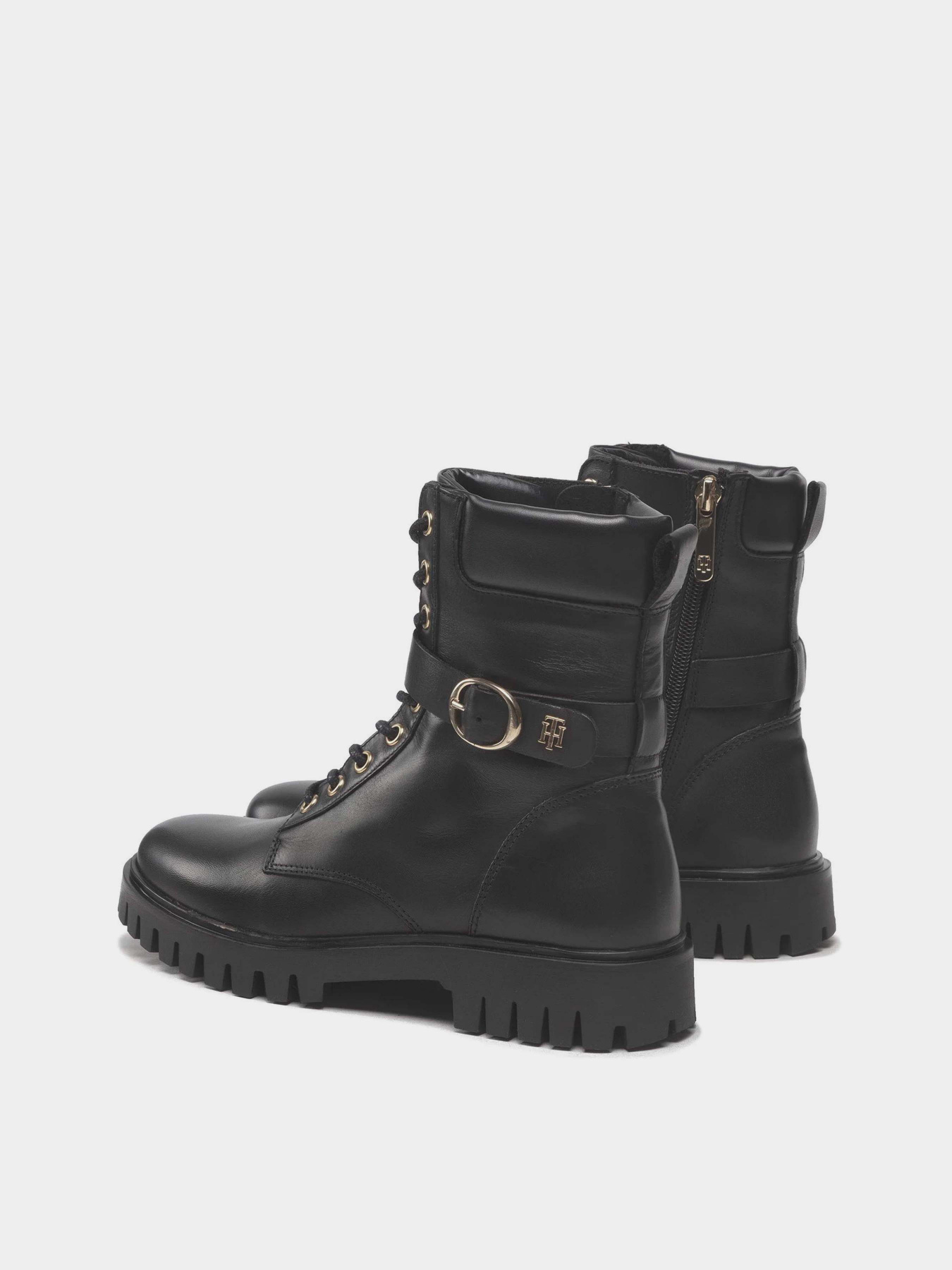 Ботинки Tommy Hilfiger Buckle Lace Up Boot модель FW0FW06734-BDS Фото