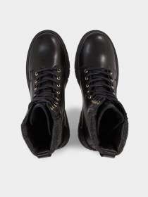 Ботинки Tommy Hilfiger Feminine Felt Lace Up Bootie модель FW0FW07500-BDS Фото