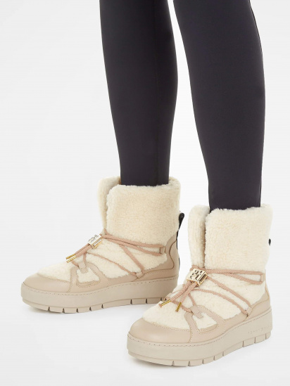 Чоботи дутики Tommy Hilfiger Tommy Teddy Snowboot модель FW0FW07505-ABO — фото 4 - INTERTOP