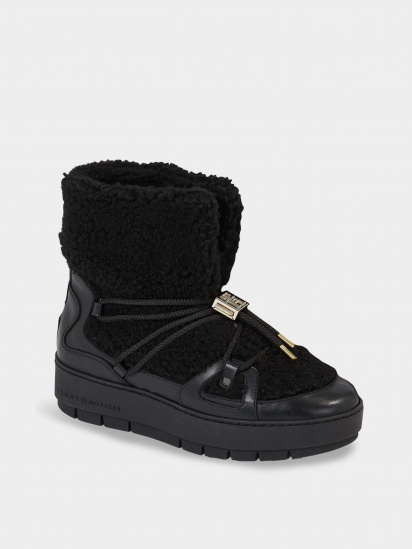 Чоботи дутики Tommy Hilfiger Tommy Teddy Snowboot модель FW0FW07505-BDS — фото - INTERTOP