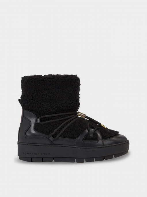 Сапоги дутики Tommy Hilfiger Tommy Teddy Snowboot модель FW0FW07505-BDS Фото