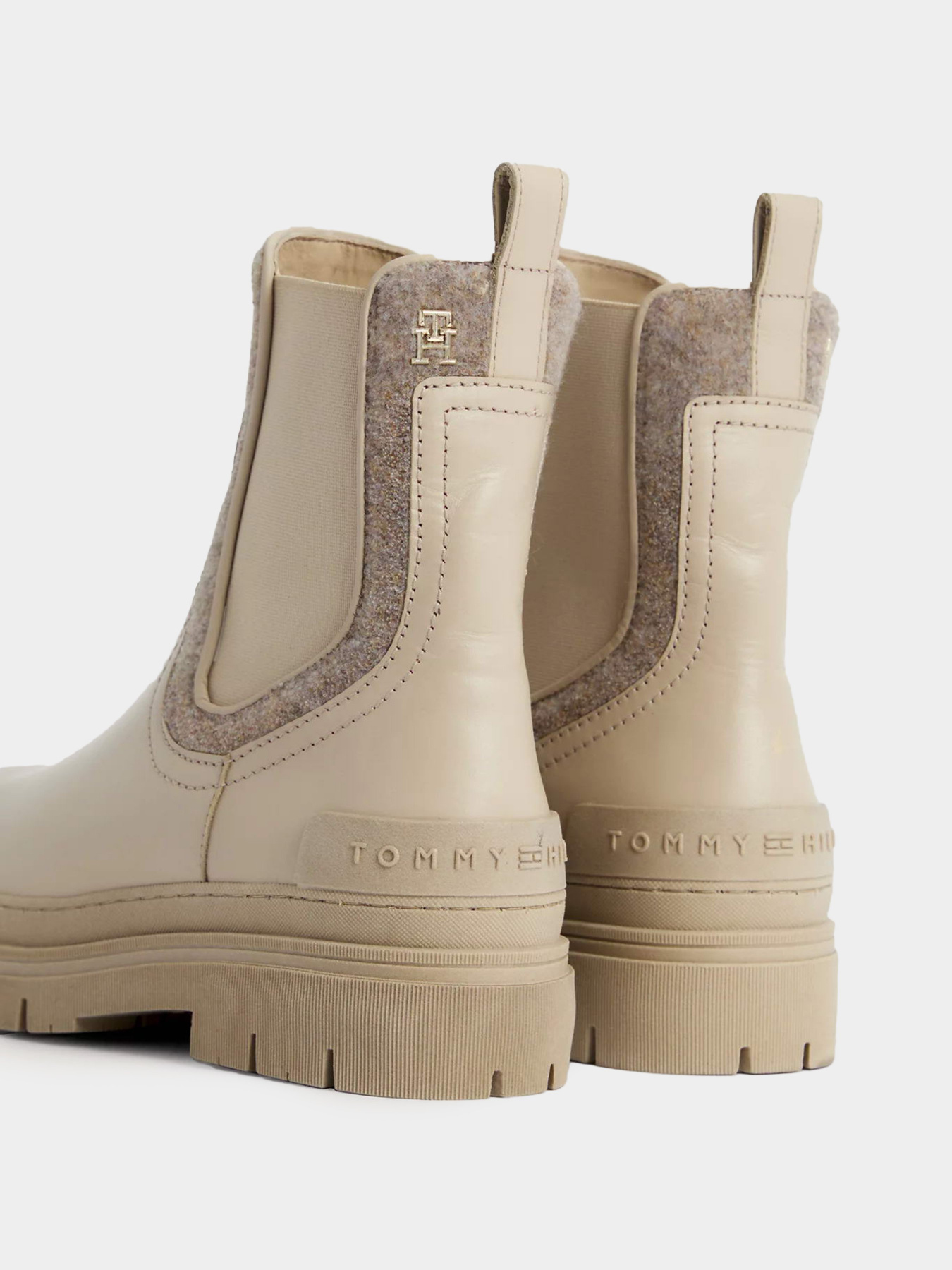 Челси Tommy Hilfiger Flat Ankle Boots Abo Merino модель FW0FW07655-ABO Фото