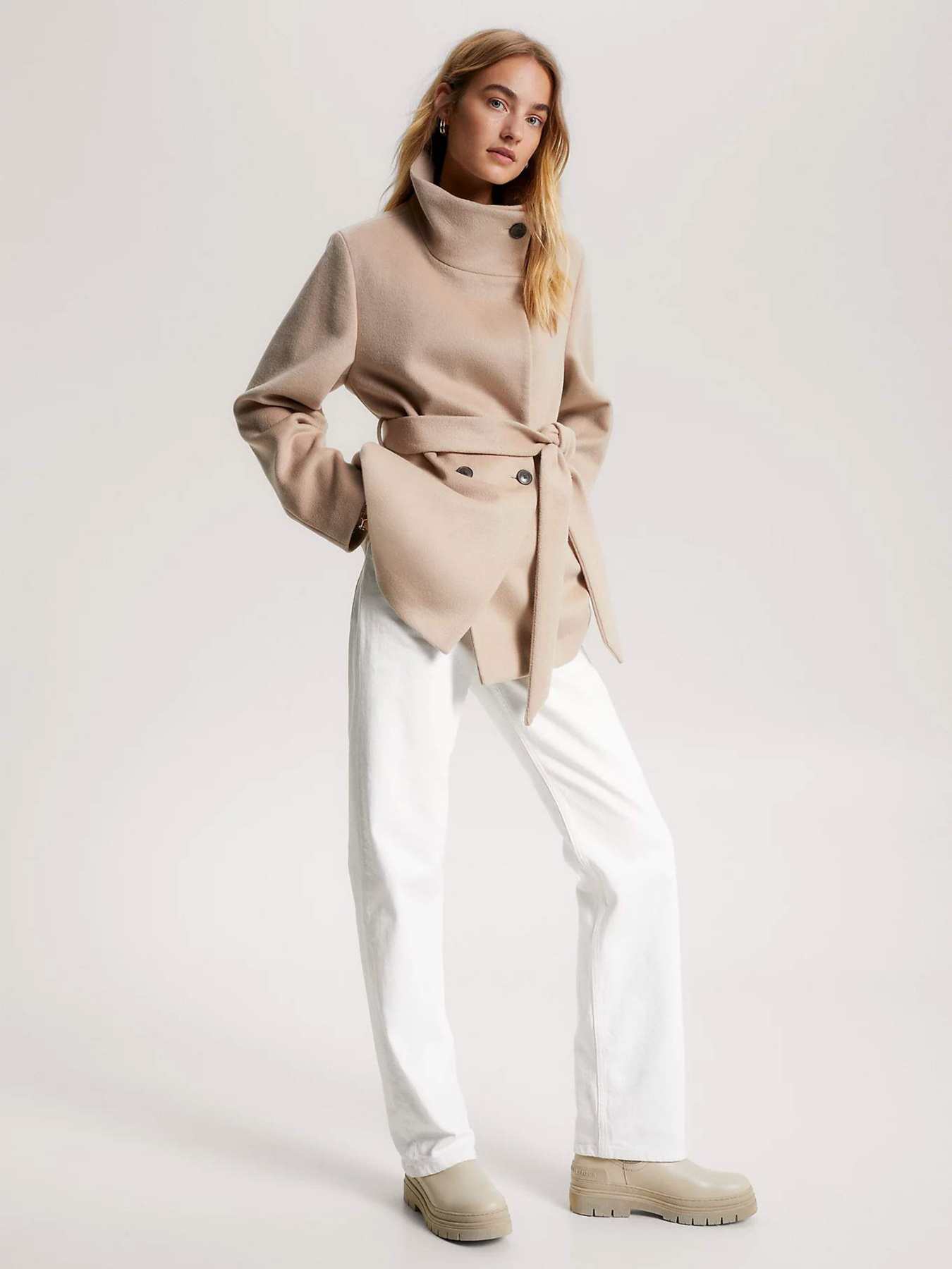 Челси Tommy Hilfiger Flat Ankle Boots Abo Merino модель FW0FW07655-ABO Фото