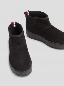 Сапоги Tommy Hilfiger Warm Lined Suede Low Snow Boots модель FW0FW07662-BDS Фото