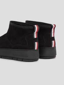 Чоботи Tommy Hilfiger Warm Lined Suede Low Snow Boots модель FW0FW07662-BDS Фото