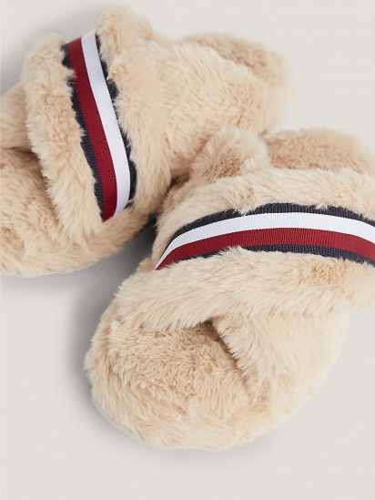 Капці Tommy Hilfiger Global Stripe Faux Fur Slippers модель FW0FW07551-ABO — фото 4 - INTERTOP