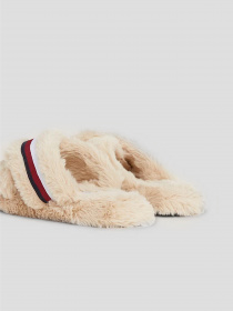 Капці Tommy Hilfiger Global Stripe Faux Fur Slippers модель FW0FW07551-ABO Фото