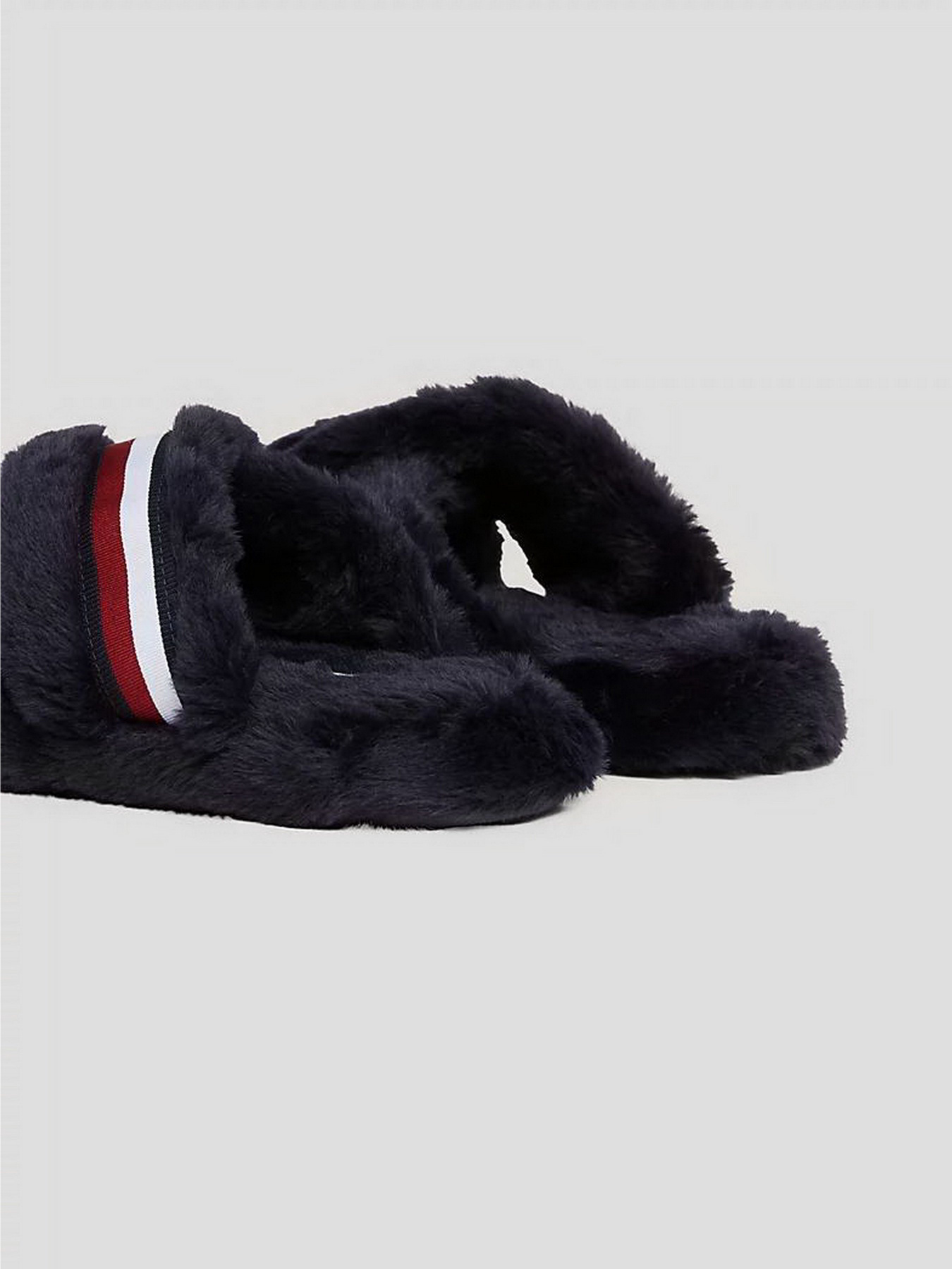 Капці Tommy Hilfiger Global Stripe Faux Fur Slippers модель FW0FW07551-DW6 Фото