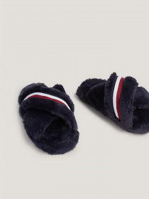 Капці Tommy Hilfiger Global Stripe Faux Fur Slippers модель FW0FW07551-DW6 Фото