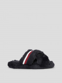 Капці Tommy Hilfiger Global Stripe Faux Fur Slippers модель FW0FW07551-DW6 Фото