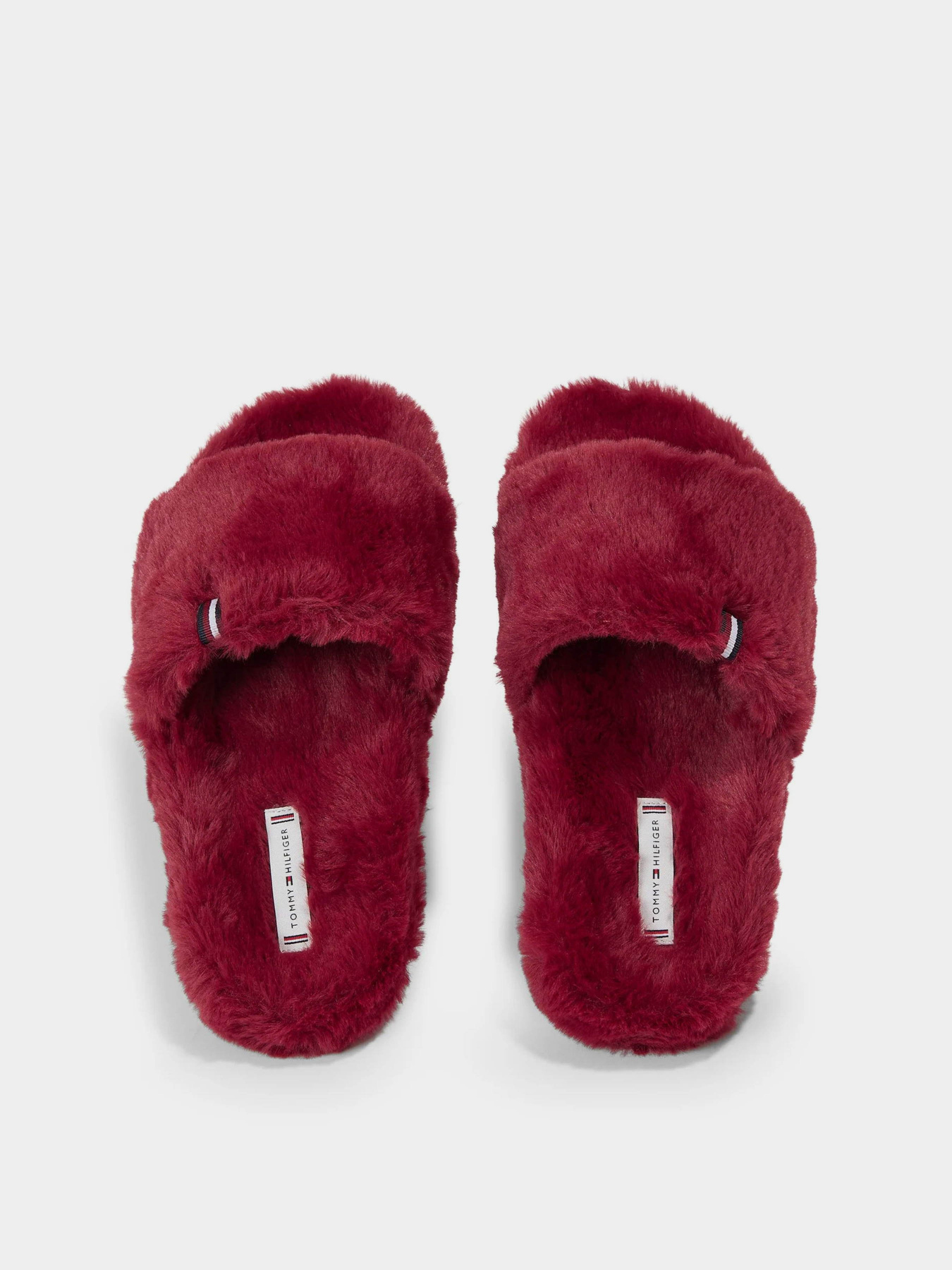 Капці Tommy Hilfiger Faux Fur Slipper Slides модель FW0FW07663-XJS Фото
