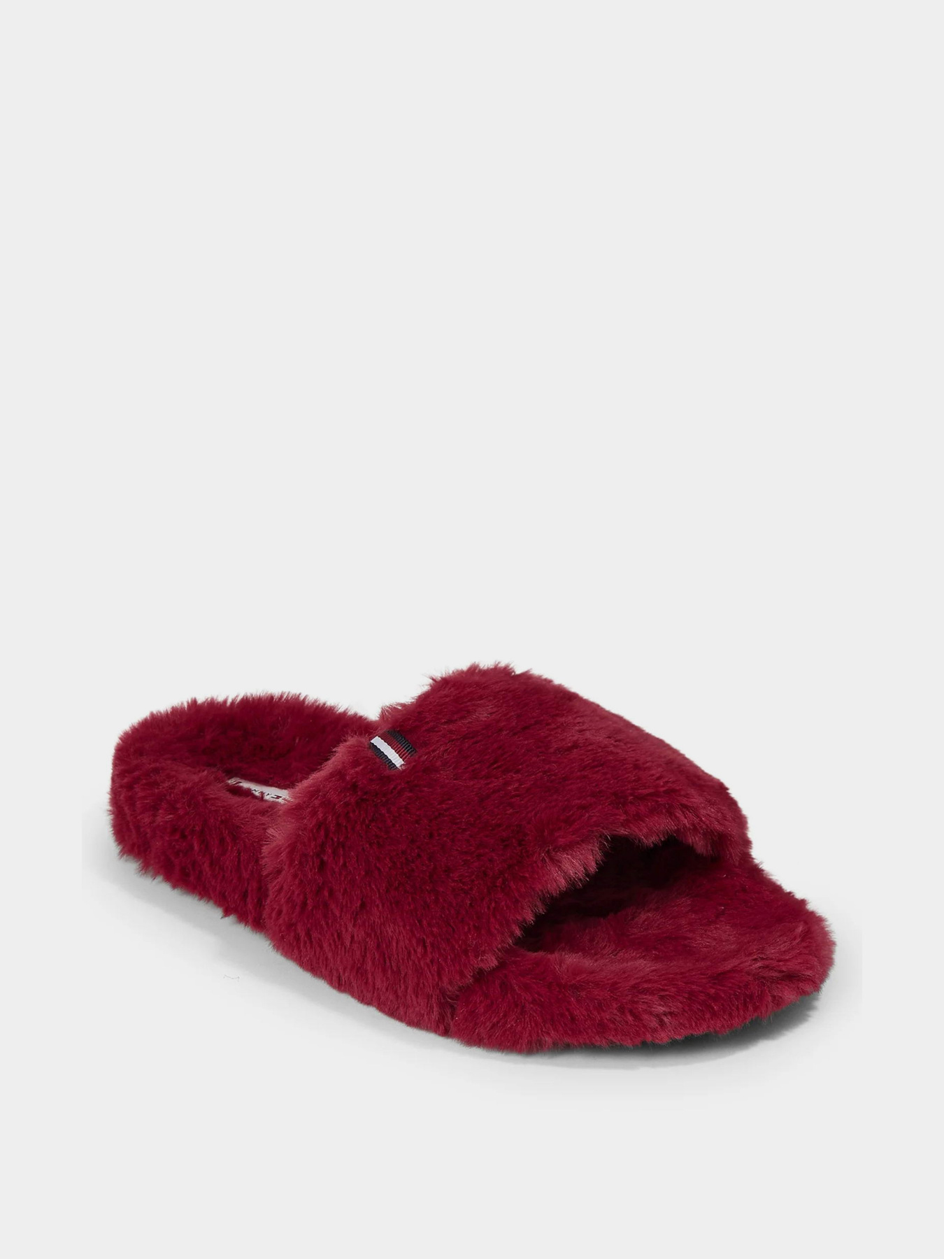 Капці Tommy Hilfiger Faux Fur Slipper Slides модель FW0FW07663-XJS Фото