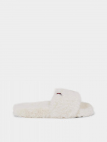 Тапки Tommy Hilfiger Faux Fur Slipper Slides модель FW0FW07663-YBH Фото