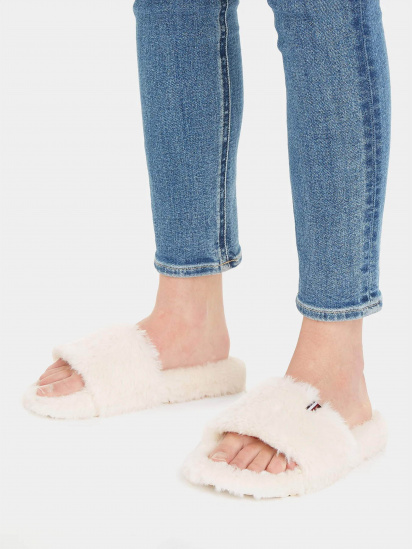 Капці Tommy Hilfiger Faux Fur Slipper Slides модель FW0FW07663-YBH — фото 5 - INTERTOP